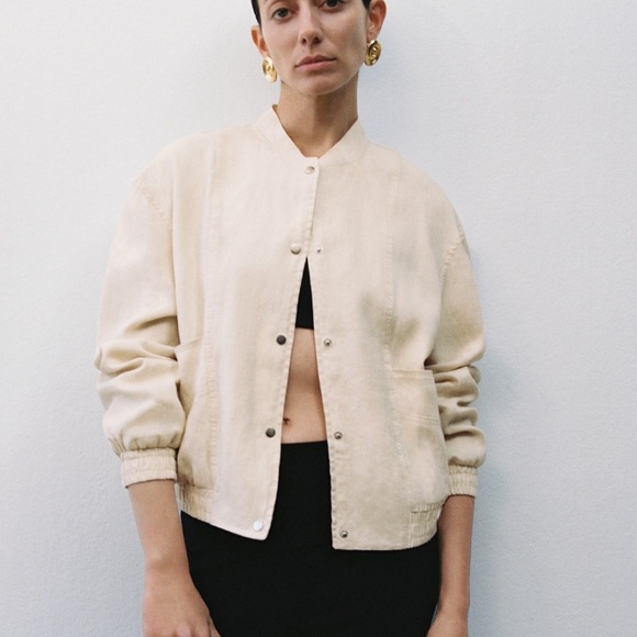 NWT - Mango Linen Button-Up Jacket - Picture 2 of 8